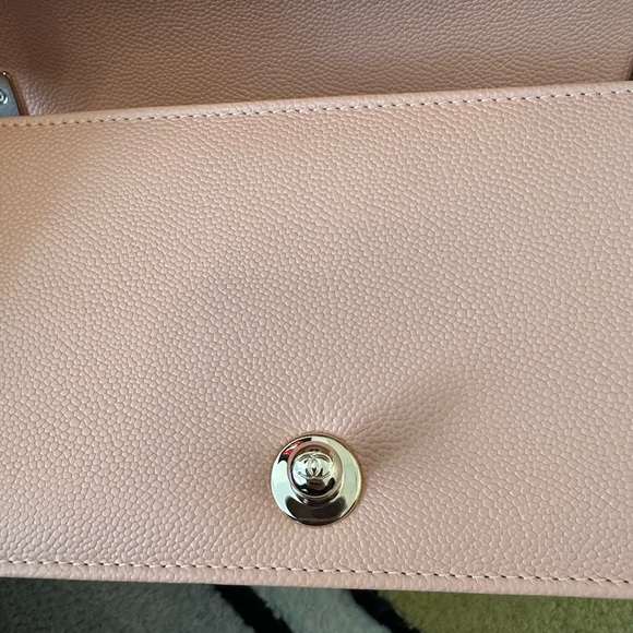 Chanel Boy Bag Small Chevron Caviar Like New - Picture 10 of 16